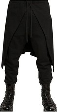 Mens Medieval Steampunk Pants Punk Pirate Renaissance Gothic Trousers Costume...