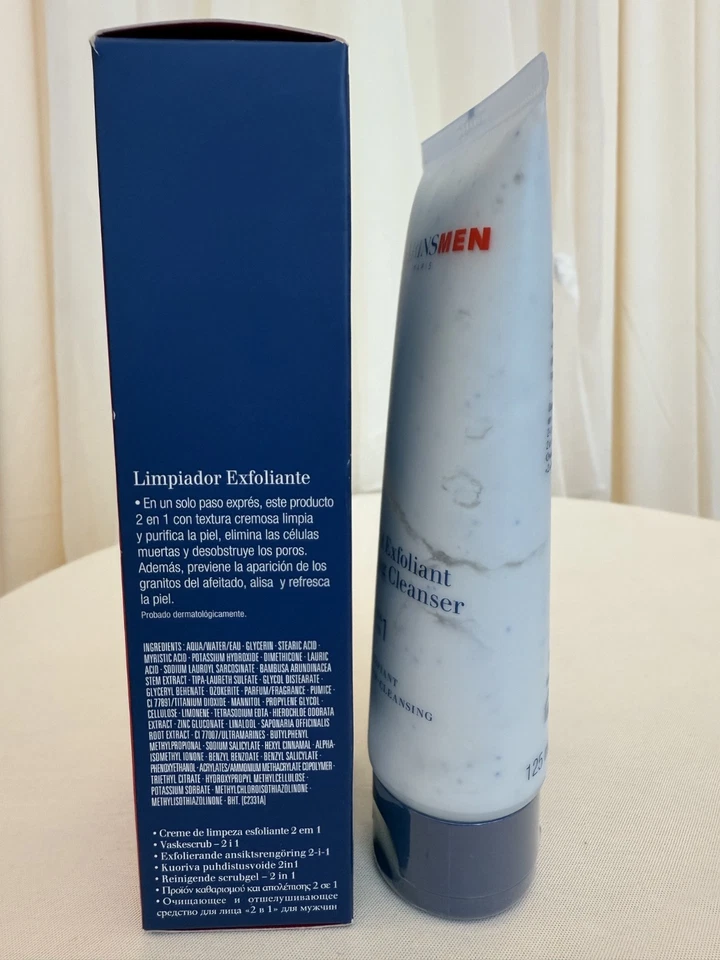 Limpiador exfoliante Clarins Men 2 en 1 lavado 125 ml Foto 2 de 4