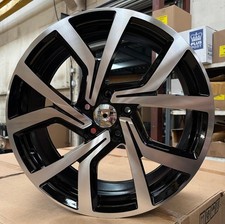 18" VW CADDY 2005-2025 Clubsport Design Gloss Black Machined Face 7.5j Alloys X4