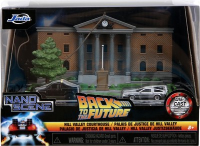 Zurück in die Zukunft Hill Valley Gerichtsgebäude Szene Nano Jada 34804 Zeit auf Lager