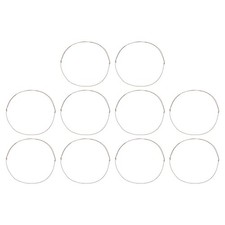 10Pcs Leather Necklace Cord Adjustable Double Knotted Rope 1mm Yellow