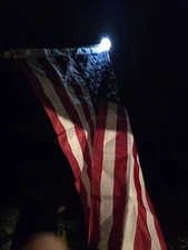 1PC Flag Pole Light Solar Powered, Waterproof, Solar Flag Pole Light for 5-10FT