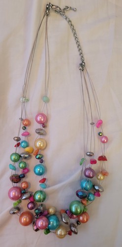 Vtg Unbranded Costume Fashion Jewelry Lot Quartz Faux Pearl Earrings Necklaces - Picture 15 of 24