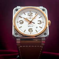 Bell and Ross BR 03 Automatic Rose Gold White Dial Men's Watch BR03A-WH-STPG/SCA 2