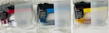 SET 3 Genuine SEALED BAG Brother LC-404 Starter Inks READ ENTIRE LISTING 