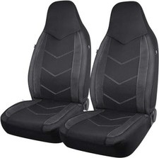 High Back Front Car Seat Covers - Sports Carb...