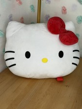 Sanrio Hello Kitty Red Head Shaped Plush Backpack - Size 10x13"