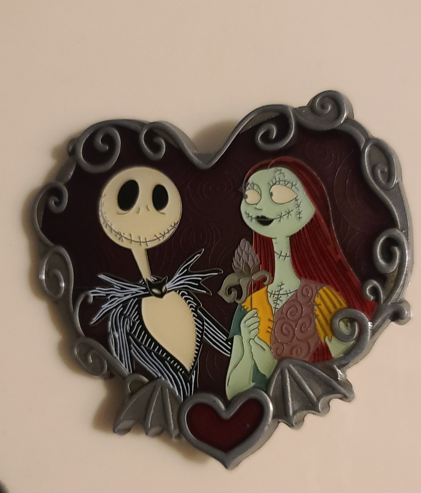 Rare 2015 Disney Imagineer Exclusive Jack And Sally Valentine's Pin LE 250 