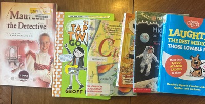 6 Children s Books Mid Readers Variety Jokes Magic Tree House Maureen The Detec