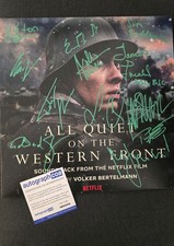 ALL QUIET ON THE WESTERN FRONT 11x Cast Signed Autograph IP VINYL LIMITED ACOA