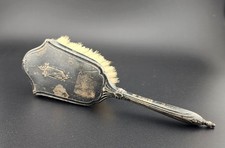Antique Silverplate Vanity Brush SM Child  s Size Grooming/Dresser Brush c. 1900s