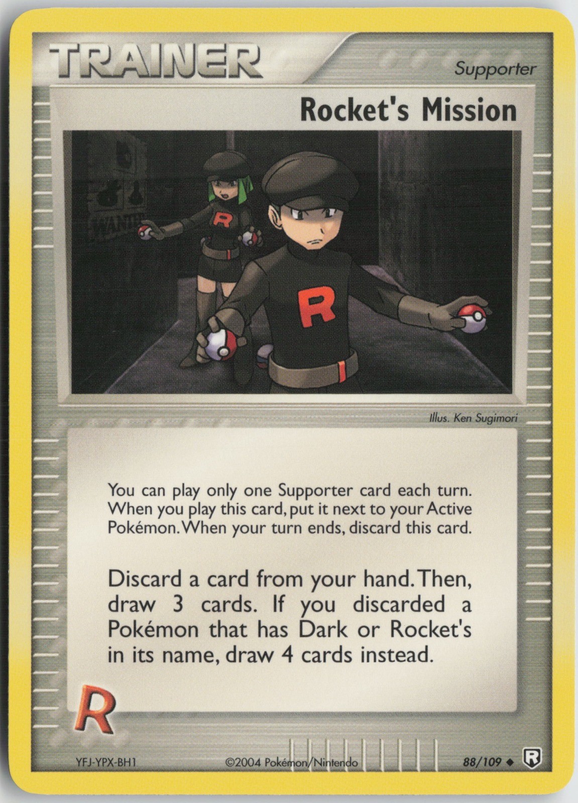Rocket's Mission Uncommon Team Rocket Returns 88/109 NM