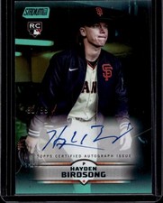 2025 Stadium Club #SCBA-HB Hayden Birdsong Base Auto Turquoise #/99
