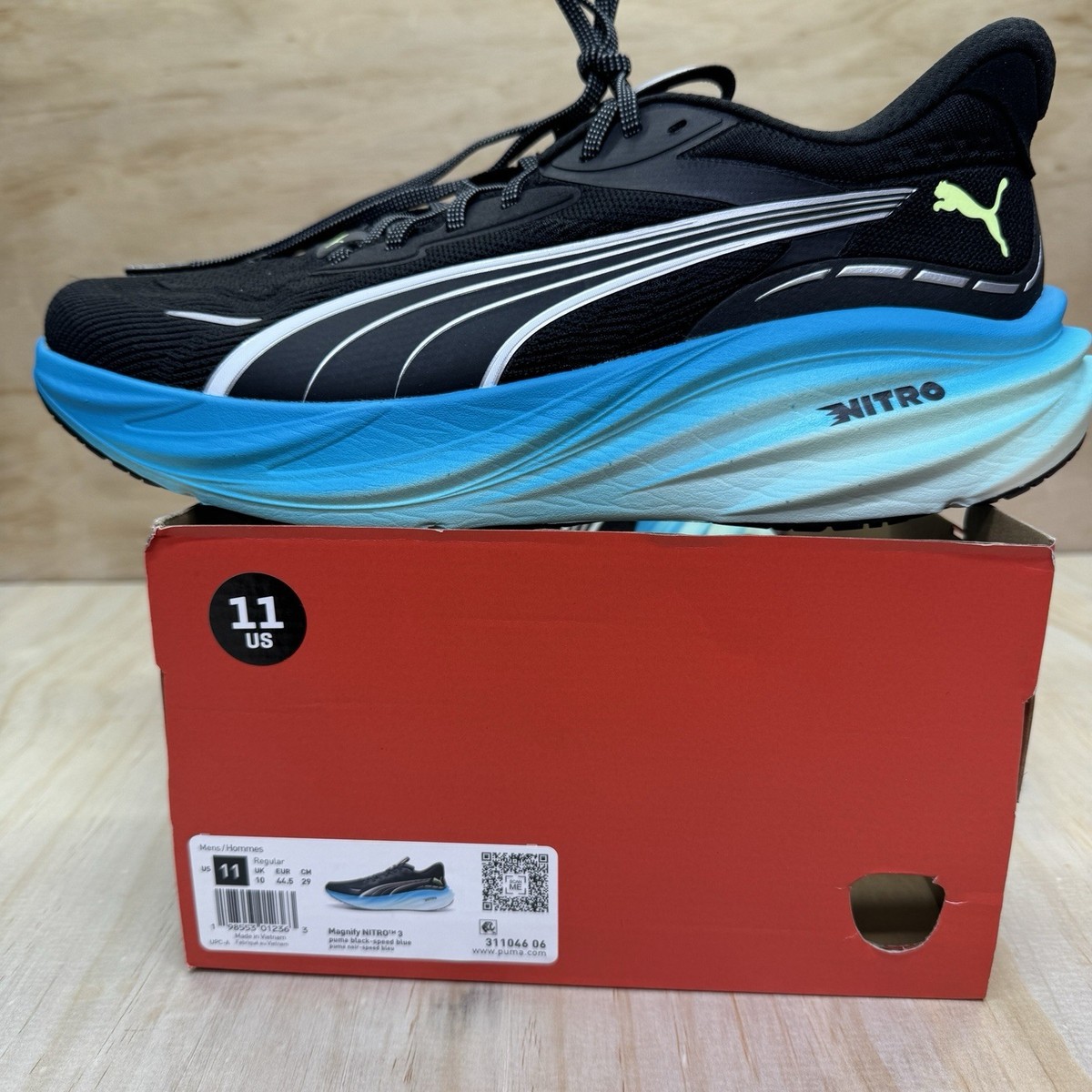 Puma Magnify Nitro 3 Black Blue 311046 06 Mens Size 10 NEW Running Shoes Magnify NITRO™ 3 Men main image 2