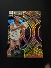 Jaelyn Brown (Wings) 2024 WNBA Select (Premier Bronze Checker Prizm) #/49