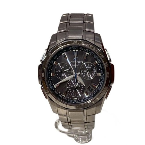 Casio Oceanus Manta OCW-S1000 Titanium Solar Chronograph Slim Made in Japan
