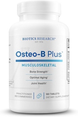 Biotics Research Osteo B Plus Optimal Bone Health Support with Vitamin K, Mg,