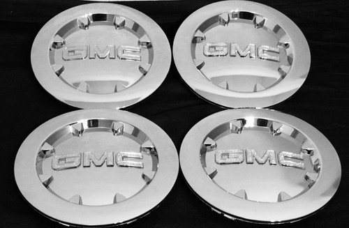4pcs 2007-2013 GMC SIERRA 1500 YUKON XL DENALI Chrome Center Cap 20" # 9596381