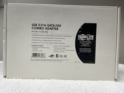 Tripp Lite U238-000 USB 2.0 to SATA / IDE Combo Adapter 2.5  3.5  5.25 