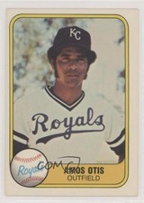 1981 Fleer Amos Otis (Portrait) #32 2v5