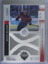 2024-25 Upper Deck SP Game Used 8/35 Brock Nelson #SSN-BN 08gm