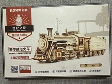 Rokr Robotime Prime Steamer Express 3D Wooden Puzzle 308 Pieces MC501