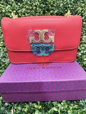 Tory Burch Eleanor Small Pink Chain Crossbody...