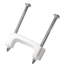 GARDNER BENDER PS-175 Cable Staple,3/4In,Plastic,Romex,Pk100 6LVF1