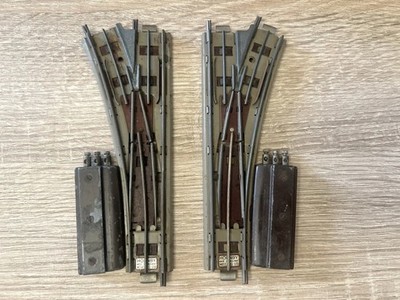 Hornby Dublo Spurweite OO EODPL & EODPR 3-Schienen elektrische Weichen Gleis - links & rechts