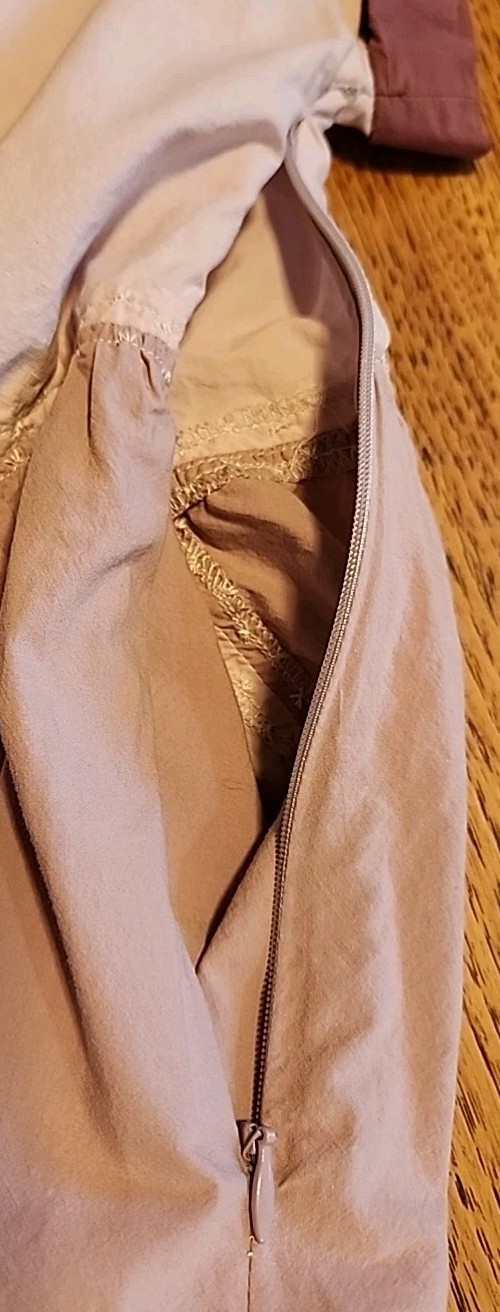 madewell patchwork Top Size 8 3 Different Purple … - image 12