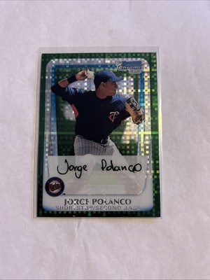 2011 Bowman Chrome - Prospects Jorge Polanco #BCP159 Green X-Fractor (RC)
