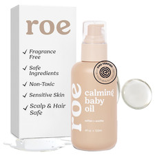 Baby Hair, Scalp Body Oil Unscented Massage, Soothe, Hydrates Irritated Sk