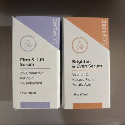 Go Pure Brighten &even Serum & Firm And Lift Serum