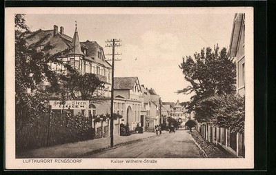 Rengsdorf, postcard, Kaiser Wilhelm Street 