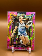 2025 Panini Select WNBA #30 Hailey Van Lith Pink Ice RC Chicago Sky
