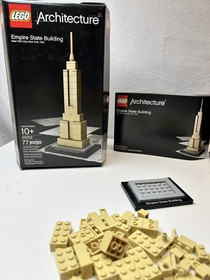 LEGO ARCHITECTURE: Empire State Building (21002) - COMPLETE SET Incl Manual Box