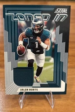 2025 Score - Zoned in Jalen Hurts #ZON-JHS Jerseys (MEM)