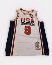 Mitchell & Ness 🔥 Michael Jordan 🔥 1992 Dream Team Barcelona Olympics Men's LG