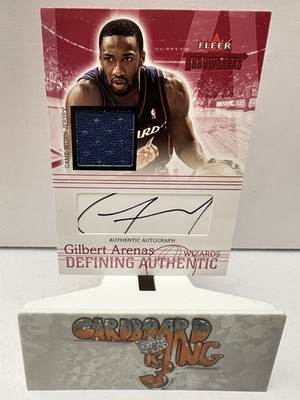 2004-05 Fleer Throwbacks - Defining Authentic Autographs Gilbert Arenas #DAA-GA