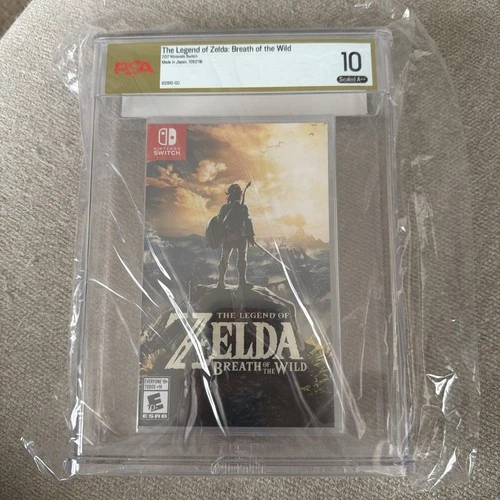 The Legend of Zelda: Breath of the Wild Factory Seal PSA 10 A++ Nintendo Switch