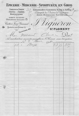 18 SAINT FLORENT GROCERY STORE WINEMAKER 1917 drinks
