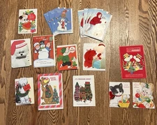 Variety Lot of 18 Vintage UNUSED NORCROSS Christmas Cards