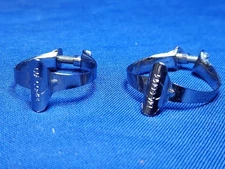 Vintage Dia Compe Brake Cable Clips NOS New 1" 1.25" Japan Chrome Clamp Road BMX