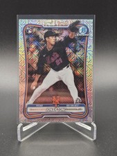 Jonah Tong 2026 Bowman Chrome Mega Box Mojo Refractor 65 New York Mets Rookie RC
