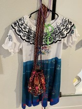 Disney Encanto Mirabel Dress Accessories Youth Large Purse Glasses Earrings