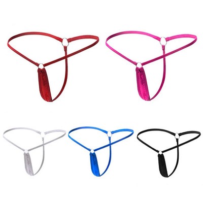 Womens Sexy Low Waist Thong Panties Micro G String Lingerie Tanga
