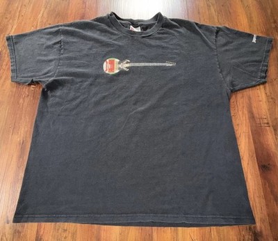 Vintage Stedman By Hanes Jagermeister Guitar Tee Size XL Rock N Roll Music