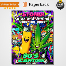 Stoner Coloring Book: 50 Trippy Psychedelic Designs for Stress Relief and Rel
