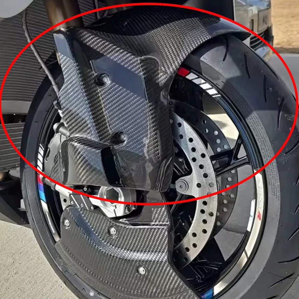 S1000RR用カーボンフロントフェンダー Carbon Fiber Front Fender For 2019-2026 S1000RR Mudguard Air Duct