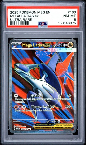 Mega Latias ex graded PSA 8 for sale on eBay
